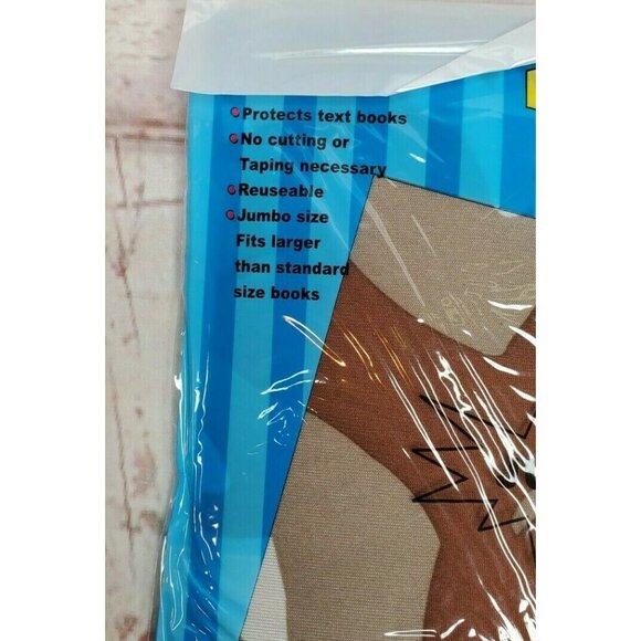 Reusable Expandable Jumbo Book Cover Army Camo Design Home School Supplies - Picture 3 of 6